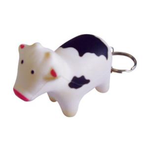 Stress Shape Cow Key Ring