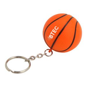 Stress Shape Basketball Keyring