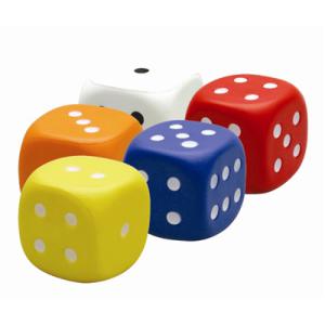 Stress Shape Dice Large