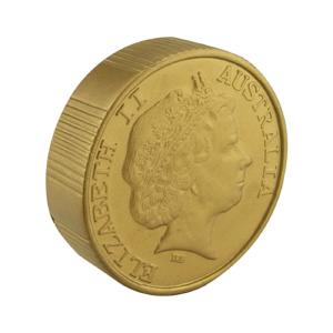 Stress Shape Gold Coin
