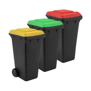 Stress Shape Rubbish Bin